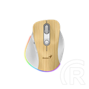 Genius Ergo 9000S Pro vezeték nélküli Bluetooth egér Pine Wood