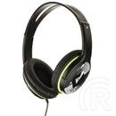 Genius HS-400A mikrofonos fejhallgató (fekete-zöld)