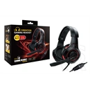 Genius HS-G600V gaming fejhallgató (40 mm, 3,5 mm jack, mikrofon, 1,8 m kábel, 115 dB érzékenység, fekete)