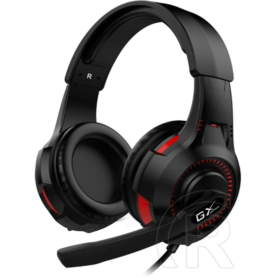 Genius HS-G600V gaming fejhallgató (40 mm, 3,5 mm jack, mikrofon, 1,8 m kábel, 115 dB érzékenység, fekete)