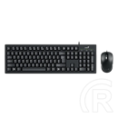 Genius KM-100SE Keyboard Combo (HU, fekete)