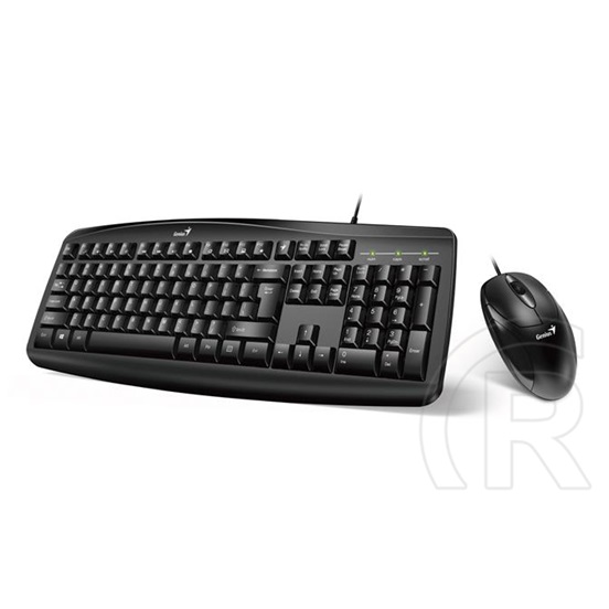 Genius KM-200 SMART billentyűzet + egér (HU, USB, fekete)