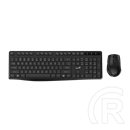 Genius KM-8206S vezeték nélküli billentyűzet + egér (HU, fekete)
