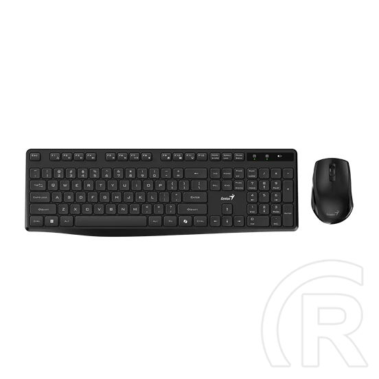 Genius KM-8206S vezeték nélküli billentyűzet + egér (HU, fekete)