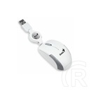 Genius Micro Traveler optikai egér (USB, fehér)
