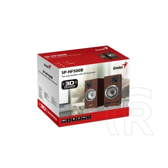 Genius SP-HF500B aktív hangfal (2.0, 16 W RMS)