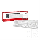 Genius SlimStar 126 Billentyűzet (HU, USB, fehér)