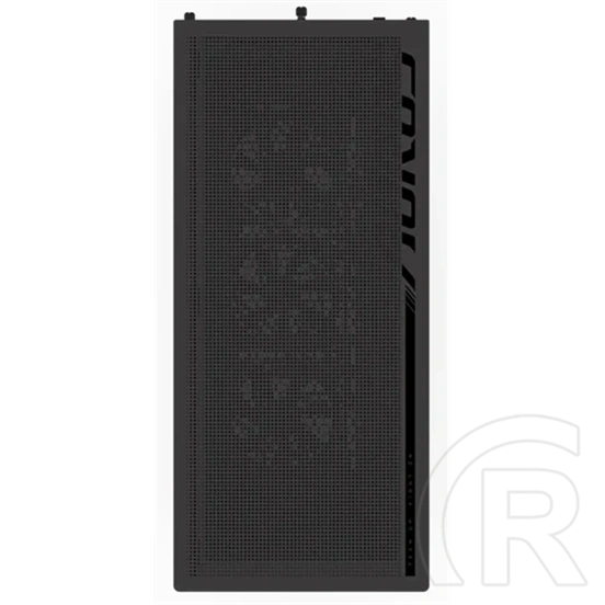 Gigabyte AC400G (midi torony, ATX, üvegfalú, tápegység nélkül, fekete)