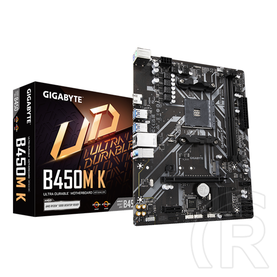 Gigabyte B450M K (mATX, AM4)