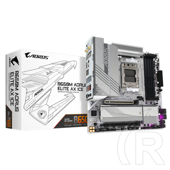 Gigabyte B650M AORUS ELITE AX ICE (mATX, AM5)