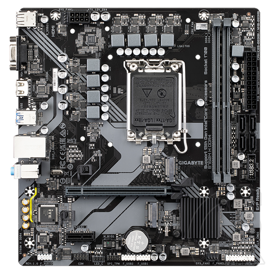 Gigabyte B760M H DDR4 (mATX, LGA 1700)