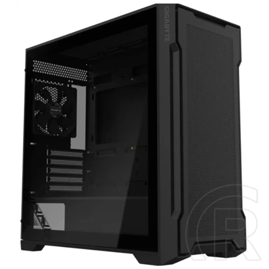 Gigabyte C102G (midi torony, Mini-ITX/Micro ATX, tápegység nélkül, üvegfalú, fekete)