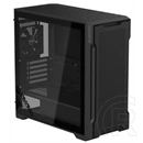 Gigabyte C102G (midi torony, Mini-ITX/Micro ATX, tápegység nélkül, üvegfalú, fekete)