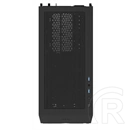 Gigabyte C102G (midi torony, Mini-ITX/Micro ATX, tápegység nélkül, üvegfalú, fekete)