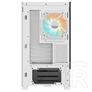 Gigabyte C201PI (midi torony, mini-ITX/mATX, tápegység nélkül, üvegfalú, fehér)