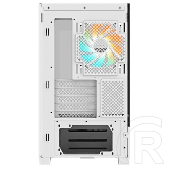 Gigabyte C201PI (midi torony, mini-ITX/mATX, tápegység nélkül, üvegfalú, fehér)