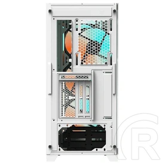 Gigabyte C301GW (midi torony, ATX, üvegfalú, tápegység nélkül, fehér)