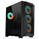 Gigabyte C301G V2 (midi torony, ATX, tápegység nélkül, üvegfalú, fekete)