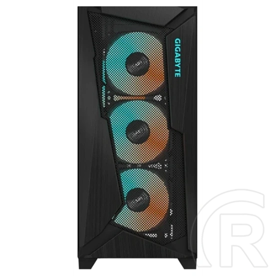 Gigabyte C301G V2 (midi torony, ATX, tápegység nélkül, üvegfalú, fekete)