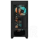 Gigabyte C301G V2 (midi torony, ATX, tápegység nélkül, üvegfalú, fekete)