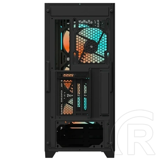 Gigabyte C301G V2 (midi torony, ATX, tápegység nélkül, üvegfalú, fekete)