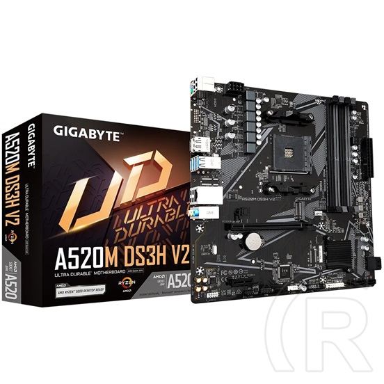 Gigabyte GA-A520M-DS3H V2  (mATX,  AM4)