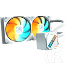 Gigabyte GME 240I CPU vízhűtés (240 mm, 2x120 mm ARGB ventilátor, fehér)