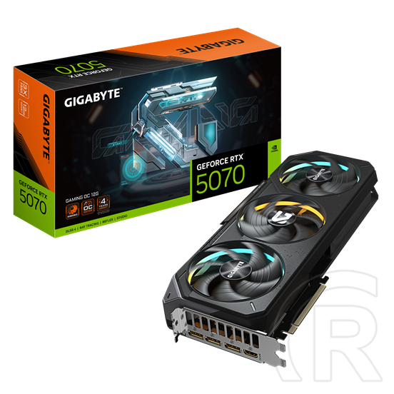 Gigabyte GeForce RTX 5070 Gaming OC VGA (PCIe 5.0, 12 GB GDDR7, 192 bit, 3xDP+HDMI)