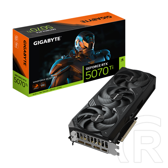 Gigabyte GeForce RTX 5070 TI WINDFORCE OC SFF VGA (PCIe 5.0, 16 GB GDDR7, 256 bit, 3xDP+HDMI)