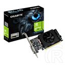 Gigabyte Geforce GT 710 VGA (PCIe 2.0, 2 GB DDR5, 64 Bit, HDMI+DVI-I, aktív hűtő)