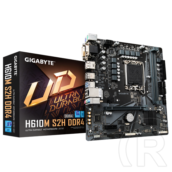 Gigabyte H610M S2H DDR4 alaplap (mATX, LGA1700)