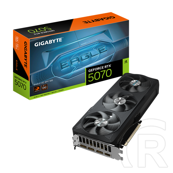 Gigabyte RTX 5070 EAGLE OC SFF VGA (PCIe 5.0, 12 GB GDDR7, 192 bit, 3xDP+HDMI)