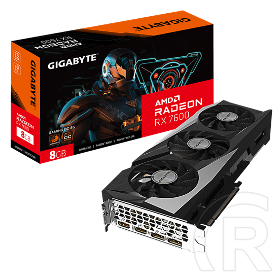 Gigabyte Radeon RX 7600 Gaming OC VGA (PCIe 4.0, 8 GB GDDR6, 128bit, 2xDP+2xHDMI)