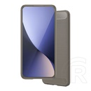 GigapackSamsung Galaxy A7 (2018) Szilikon telefonvédő  (légpárnás sarok, szálcsiszolt, karbon minta, szürke)