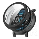 Gigapack Amazfit Active Max műanyag keret (bumper, ütésállóság + kijelzővédő üveg) fekete