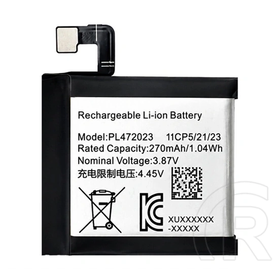 Gigapack Amazfit GTS 4 Mini akku 270mah li-polymer (pl472023 kompatibilis)