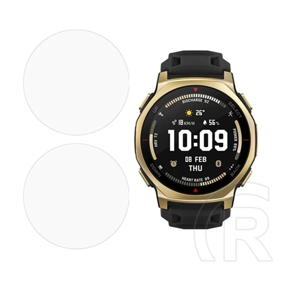 Gigapack Amazfit T-Rex 3 Pro 44mm kijelzővédő üveg 2db (2.5d, 9h) átlátszó