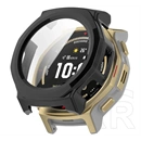 Gigapack Amazfit T-Rex 3 Pro 44mm műanyag keret (bumper, ütésállóság + kijelzővédő üveg) fekete