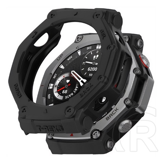 Gigapack Amazfit T-Rex 3 szilikon keret (bumper, ütésálló) fekete