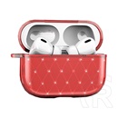 Gigapack Apple AirPods Pro tok (ultravékony, strasszkő, piros)