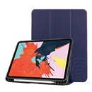 Gigapack Apple IPAD Air 2020 (Air 4) tok álló (aktív Flip, TRIFOLD asztali tartó funkció, Apple Pencil tartó) sötétkék