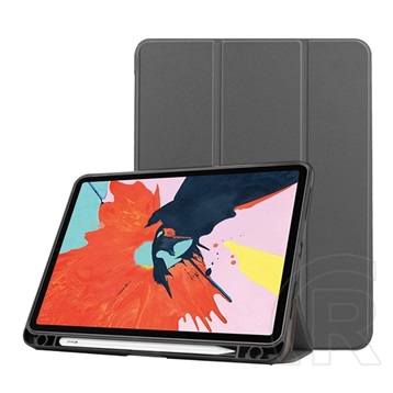 Gigapack Apple IPAD Air 2020 (Air 4) tok álló (aktív Flip, TRIFOLD asztali tartó funkció, Apple Pencil tartó) szürke