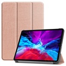 Gigapack Apple IPAD Pro 12.9 (2020) tok álló (aktív Flip, oldalra nyíló, TRIFOLD asztali tartó funkció) rozéarany
