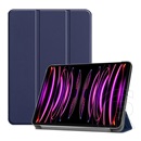 Gigapack Apple Ipad Air 13 (2024) tok álló, bőr hatású (aktív flip, oldalra nyíló, trifold, asztali tartó) sötétkék