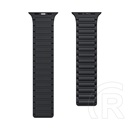 Gigapack Apple Watch Series 10 42mm  pótszíj (egyedi méret, kicsi, szilikon, 3d, mágneses) fekete