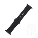 Gigapack Apple Watch Series 9 41mm pótszíj (egyedi méret, szilikon, állítható, m / l méret) fekete