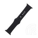 Gigapack Apple Watch Series 9 41mm pótszíj (egyedi méret, szilikon, állítható, s / m méret) fekete