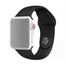 Gigapack Apple Watch Series 9 45mm pótszíj (egyedi méret, szilikon, állítható, m / l méret) fekete