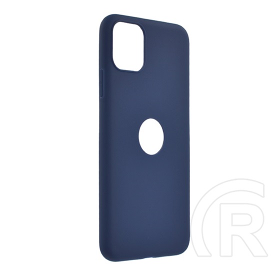 Gigapack Apple iPhone 11 Pro szilikon telefonvédő (matt, logo kivágás, kék)
