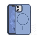 Gigapack Apple iPhone 11 szilikon védő (műanyag hátlap, ütésállóság, légpárnás sarok, kameravédő, magsafe) sötétkék